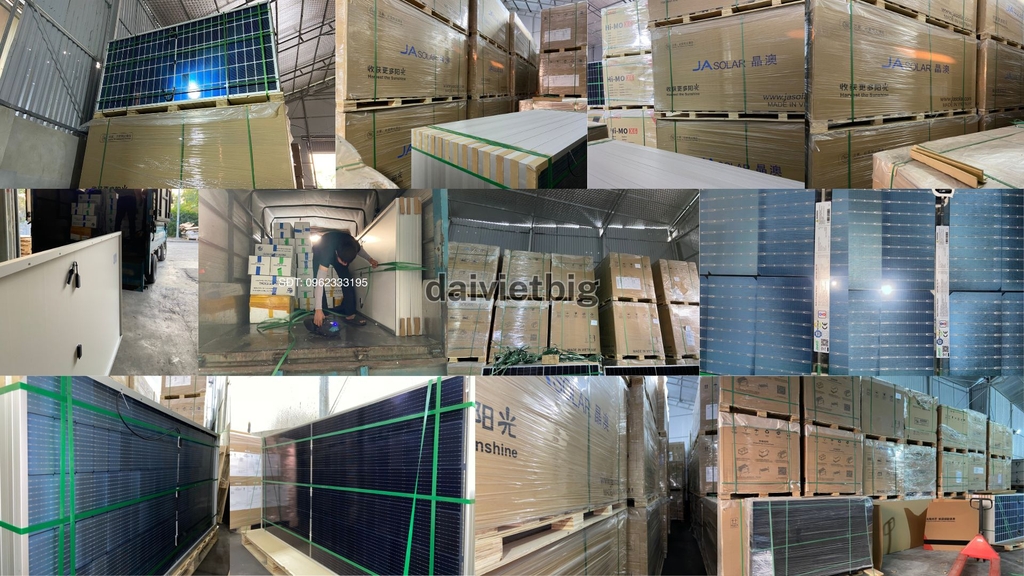 Tấm Pin mặt trời AE 580w LOẠI A 2 mặt kính HIỆU SUẤT CAO 2025