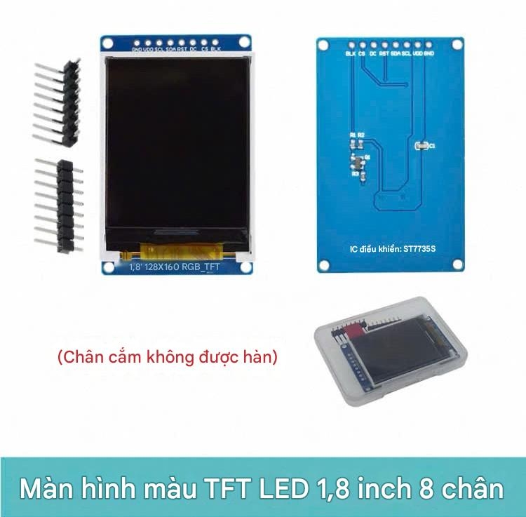 Màn hình LCD TFT OLED 0,96 inch 1,3 inch 1,44 inch 1,54 inch 1,8 inch 2,0 inch SPI