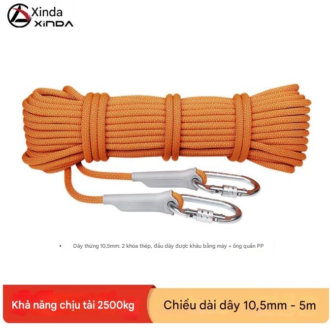 Dây an toàn chống mài mòn làm việc trên không lắp đặt điều hòa không khí dây an toàn có móc leo núi ngoài trời leo núi