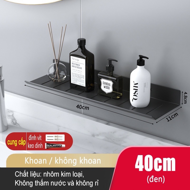 Kệ trên Lavabo ĐAIVIETBIG đựng đồ dùng phòng tắm hình chữ U gắn tường tiện dụng