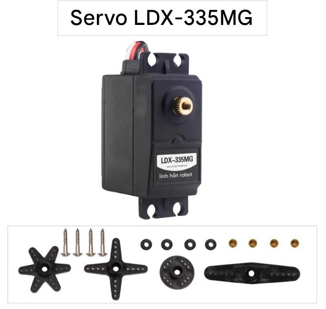 Động cơ servo kỹ thuật số Huaner PWM mô-men xoắn 6-60KG bánh răng kim loại cánh tay robot chống dừng có độ chính xác cao