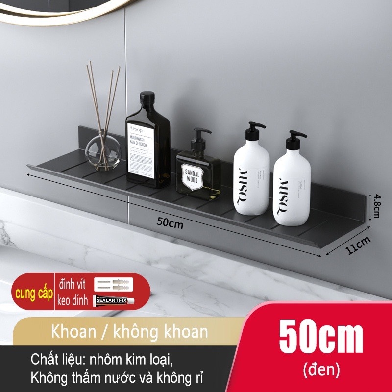 Kệ trên Lavabo ĐAIVIETBIG đựng đồ dùng phòng tắm hình chữ U gắn tường tiện dụng