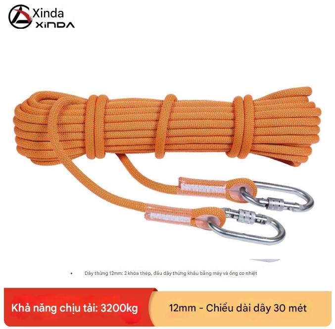 Dây an toàn chống mài mòn làm việc trên không lắp đặt điều hòa không khí dây an toàn có móc leo núi ngoài trời leo núi