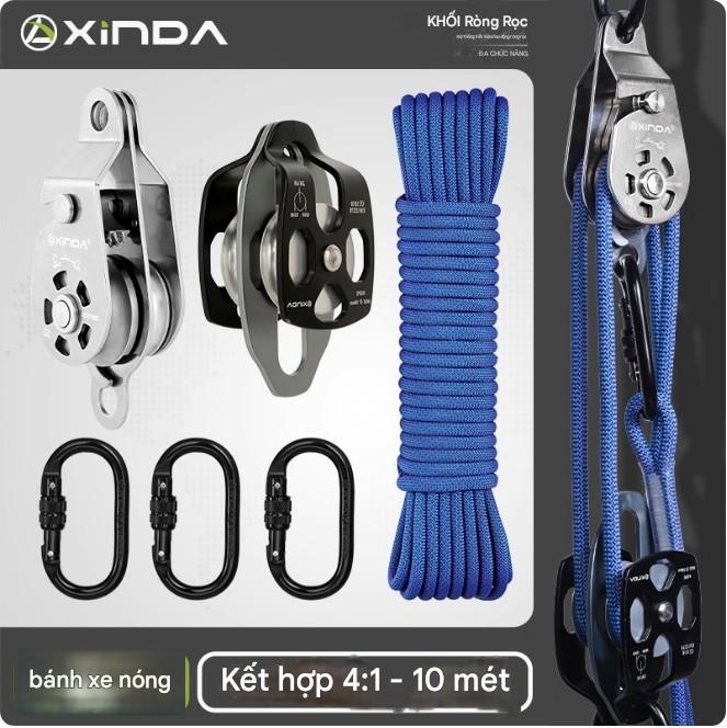 Bộ Ròng rọc Nâng Đa Năng Tự Khóa Ngoài trời XINDA (XINDA Outdoor Equipment).