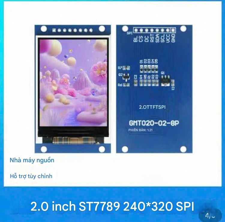 Màn hình LCD TFT OLED 0,96 inch 1,3 inch 1,44 inch 1,54 inch 1,8 inch 2,0 inch SPI