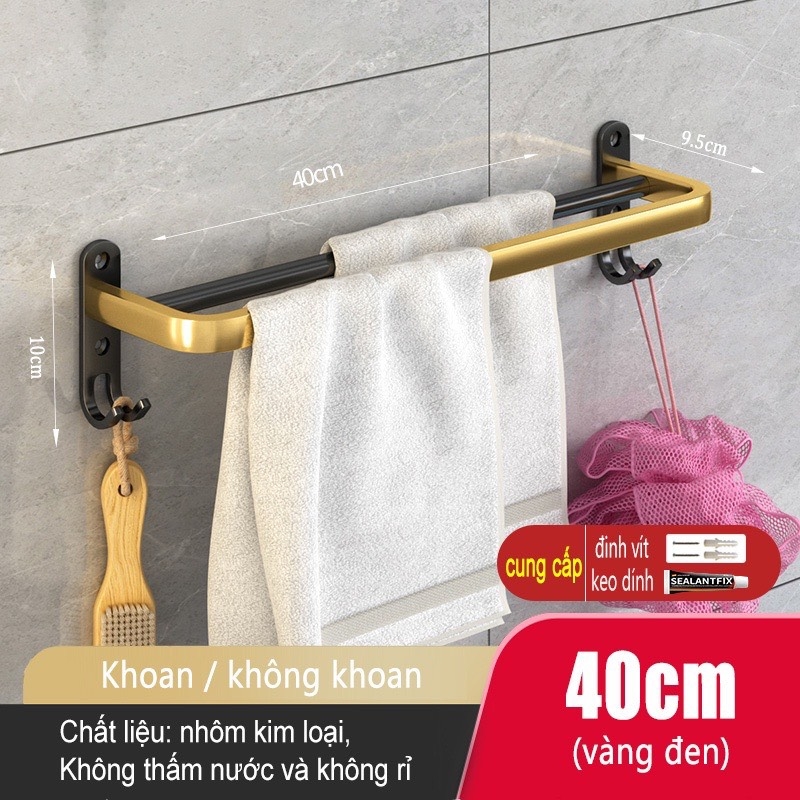 Kệ để đồ dùng ĐAIVIETBIG phòng tắm gắn tường không cần khoan thiết kế sang trọng với nhiều loại tùy chọn
