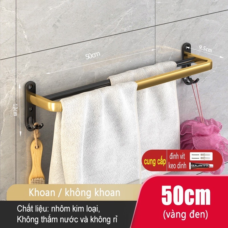 Kệ để đồ dùng ĐAIVIETBIG phòng tắm gắn tường không cần khoan thiết kế sang trọng với nhiều loại tùy chọn