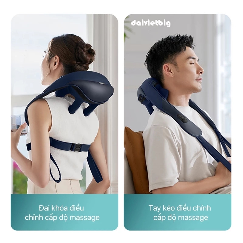 Máy Massage Cổ Vai Gáy PHILIPS 5202N - mô phỏng massage như các đầu ngón tay 2025