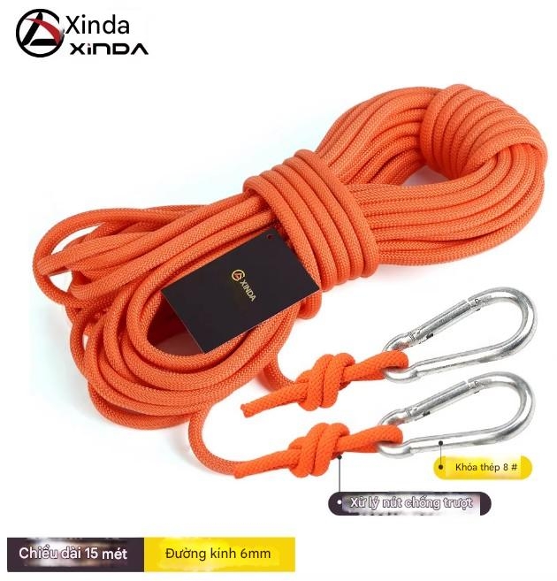 Dây leo núi ngoài trời dây phụ trợ làm việc trên cao dây an toàn gia đình dây chống mài mòn dây leo núi
