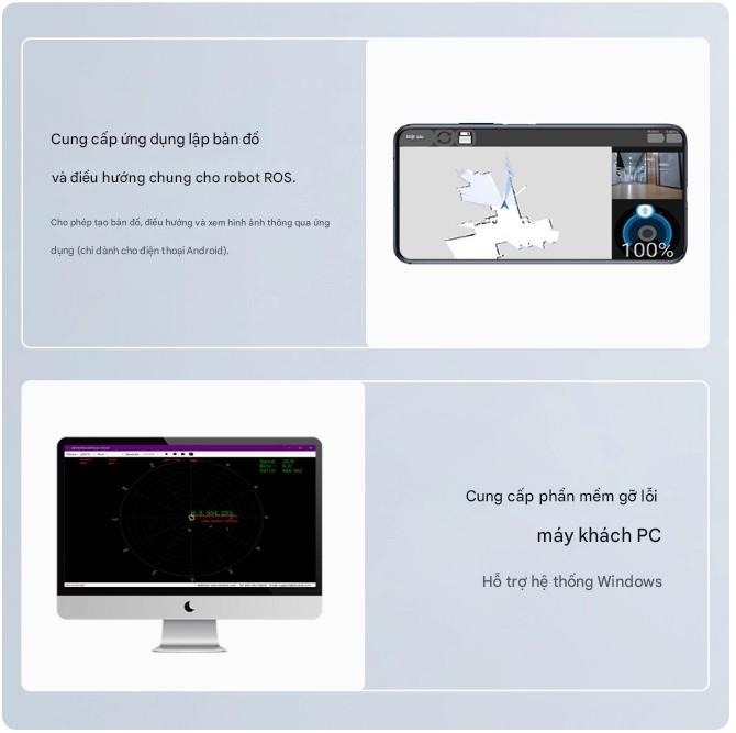 D500 LiDAR, đo khoảng cách và lập bản đồ DTOF, điều hướng và quét robot ROS, cảm biến STL-19P.