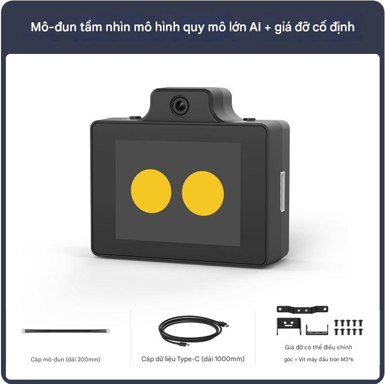 Mô-đun màn hình lớn WonderLLM AI để nhận dạng hình ảnh, hội thoại bằng giọng nói Xiaozhi AI, camera EPS32.