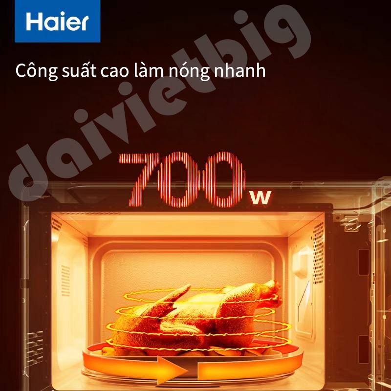 Lò Vi Sóng Haier HW-M20T1W Phong Cách Hiện Đại Dung Tích 20L Công Suất 700W Hàng Chính Hãng Bảo Hành 12 Tháng