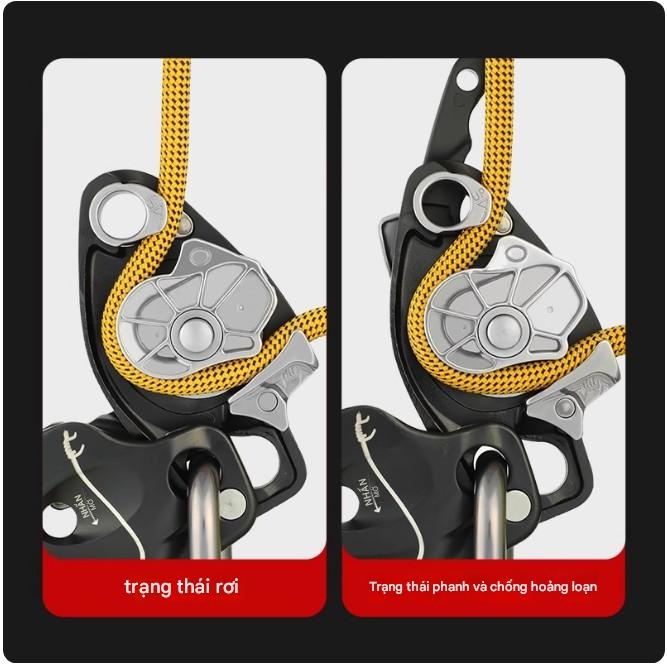 Thiết bị đu dây bảo vệ chống va chạm ngoài trời leo núi, thám hiểm hang động, chống hoảng loạn Alnas Shield