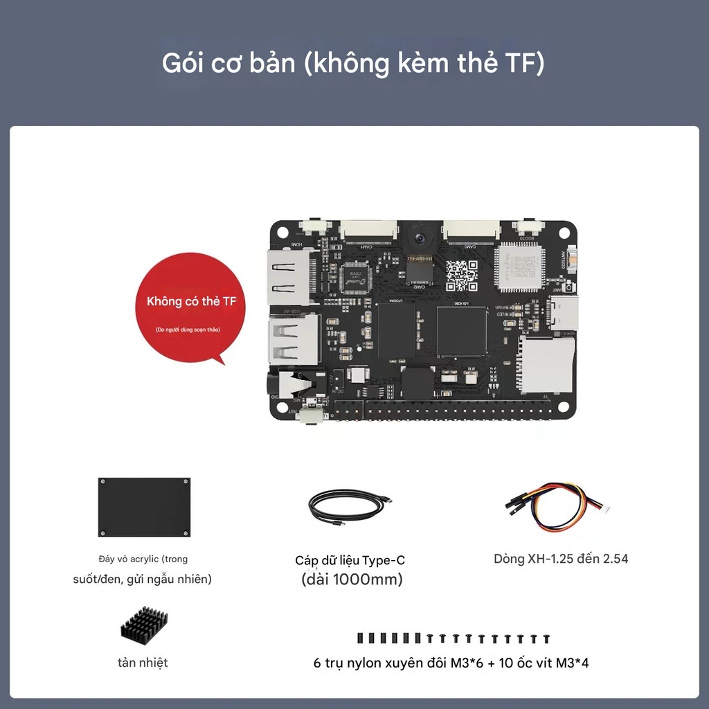 Bo mạch phát triển AI CanMV K230 tích hợp Camera – Sức mạnh xử lý 6 TOPS