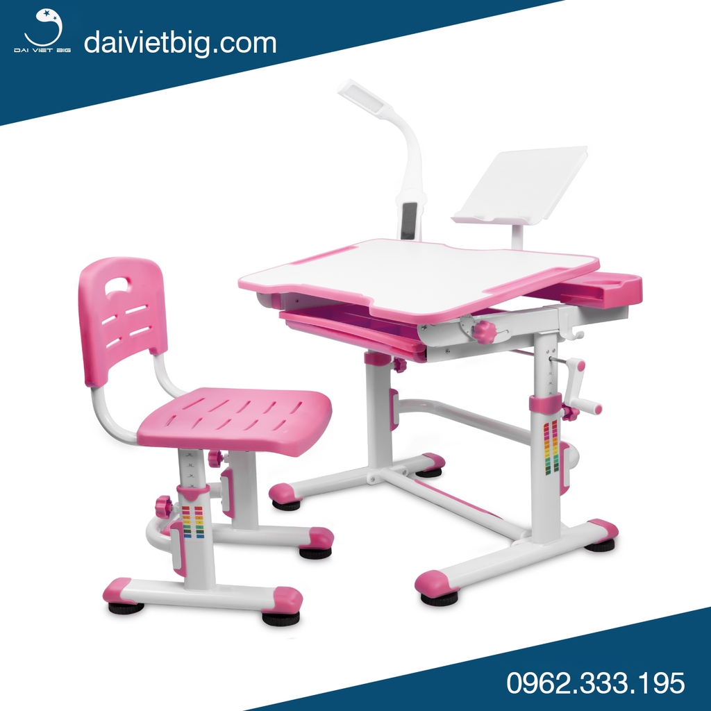 Bộ bàn ghế học sinh Besmart m81 – bé tự điều chỉnh được độ cao