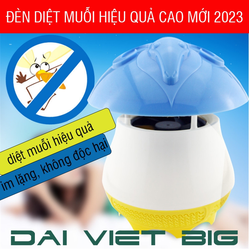 Đèn bắt muỗi hộ gia đình ĐAIVIETBIG Hiệu Quả, An Toàn, Không Tiếng Ồn, Bảo Hành 2 Năm