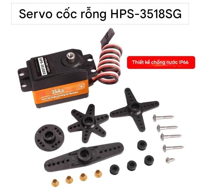 Động cơ servo kỹ thuật số Huaner PWM mô-men xoắn 6-60KG bánh răng kim loại cánh tay robot chống dừng có độ chính xác cao