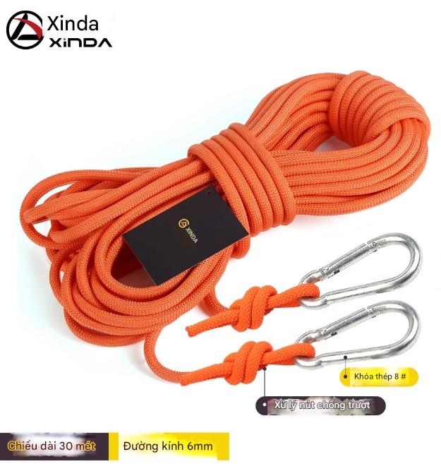 Dây leo núi ngoài trời dây phụ trợ làm việc trên cao dây an toàn gia đình dây chống mài mòn dây leo núi