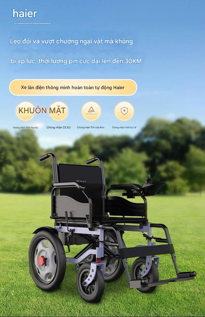 Xe lăn điện Haier JRWD1601U-Li12