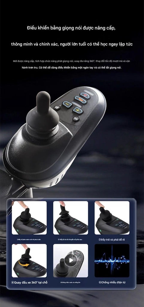 Xe lăn điện Haier JRWD1601U-Li12