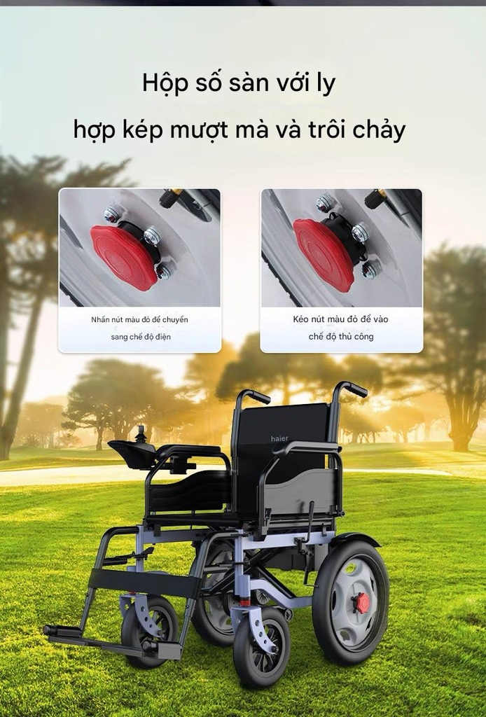 Xe lăn điện Haier JRWD1601U-Li12