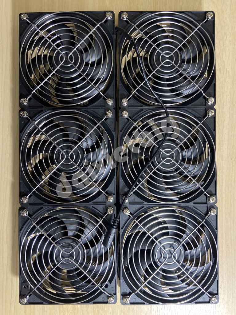 Quạt Tản Nhiệt 6 Cái 12x72cm – Tản Nhiệt Tối Đa, Hiệu Suất Tối Ưu Cho Hệ Thống Lớn