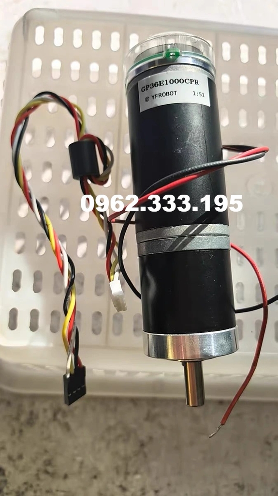 Động Cơ DC Servo Giảm Tốc GP36E 1000CPR Encoder 1:27