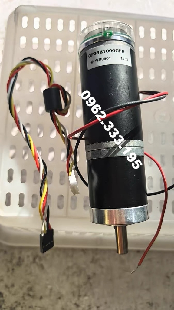 Động Cơ DC Servo Giảm Tốc GP36E 500CPR Encoder 1:14