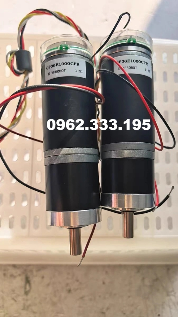 Động Cơ DC Servo Giảm Tốc GP36E 1000CPR Encoder 1:27