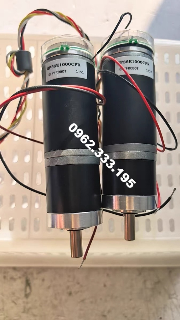 Động Cơ DC Servo Giảm Tốc GP36E 500CPR Encoder 1:14