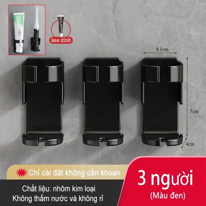 Giá treo bàn chải đánh răng ĐAIVIETBIG bằng kim loại gắn tường tiện lợi