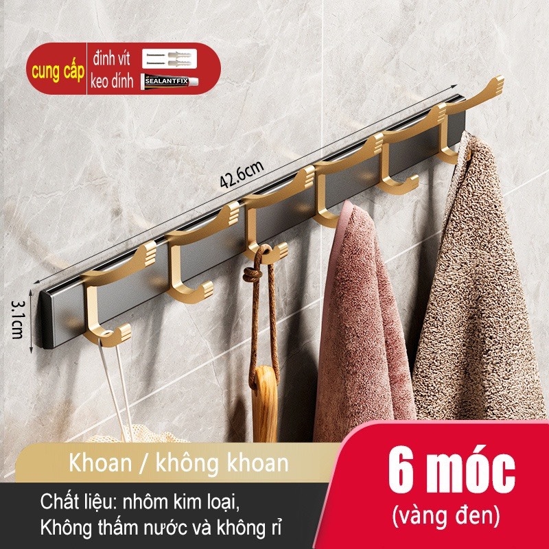 Móc treo đồ ĐAIVIETBIG gắn tường nhiều cách dùng tiện lợi cho nhà bếp/ nhà tắm/ nhà vệ sinh