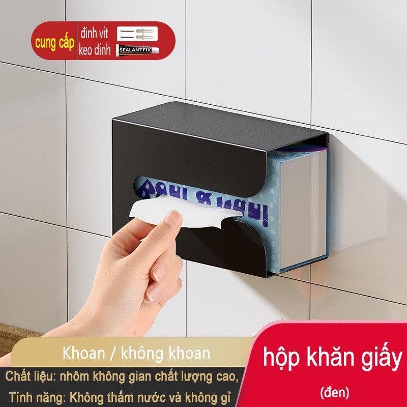 Kệ giữ đồ dùng nhà bếp dán tường không cần khoan lỗ dễ dàng đa năng tiện lợi