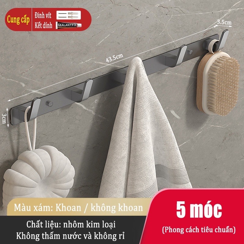 Kệ ĐAIVIETBIG gắn tường giữ khăn đa năng không cần khoan