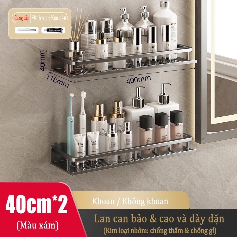 Giá lưu trữ ĐAIVIETBIG đa năng tiện dụng dành cho nhà tắm