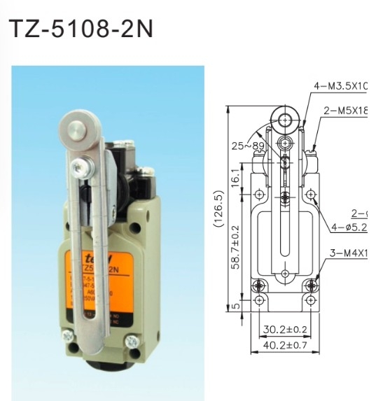 CÔNG TẮC HÀNH TRÌNH TEND TZ-5108-2N