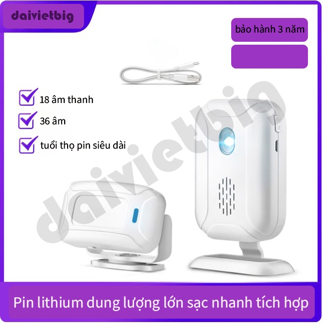 🔔 Chuông Cửa Chống Chộm Không Dây Thông Minh – Nâng Tầm Chuyên Nghiệp Cho Cửa Hàng & Gia Đình