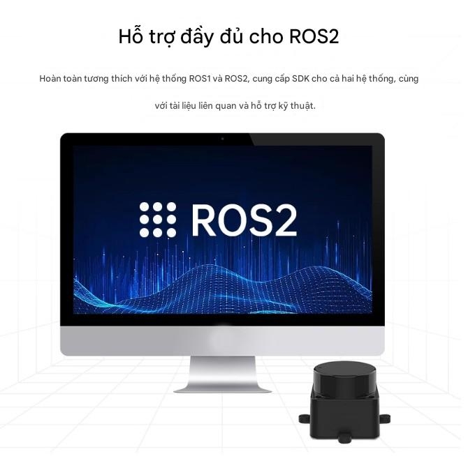 D500 LiDAR, đo khoảng cách và lập bản đồ DTOF, điều hướng và quét robot ROS, cảm biến STL-19P.