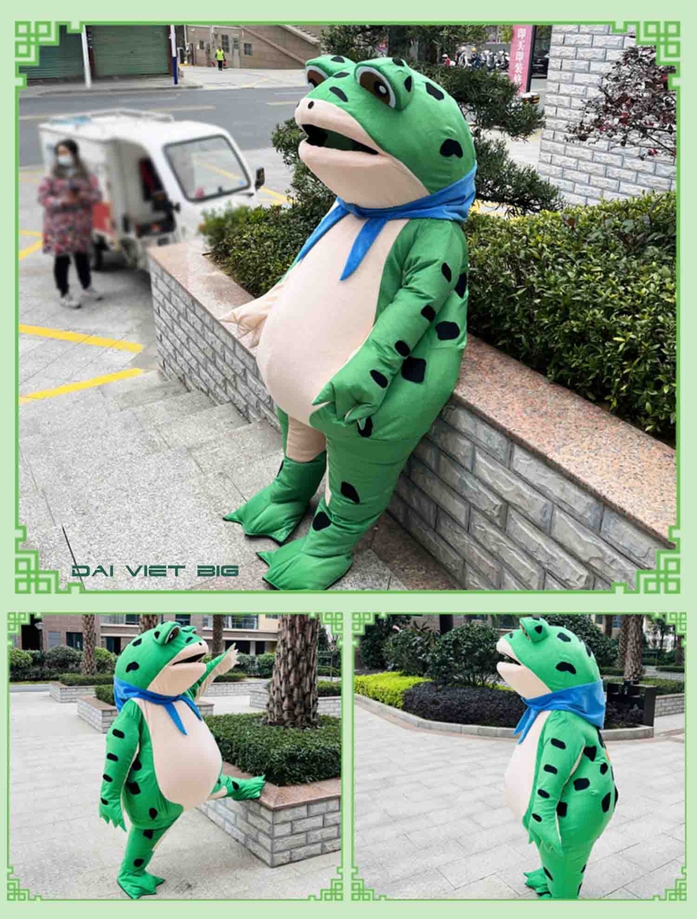 Mascot hoá trang Ếch