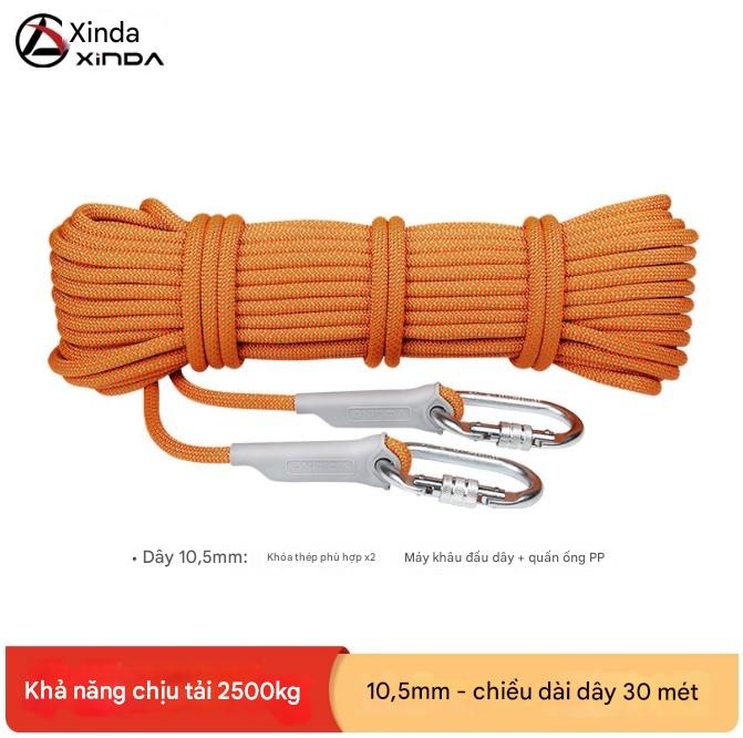 Dây an toàn chống mài mòn làm việc trên không lắp đặt điều hòa không khí dây an toàn có móc leo núi ngoài trời leo núi