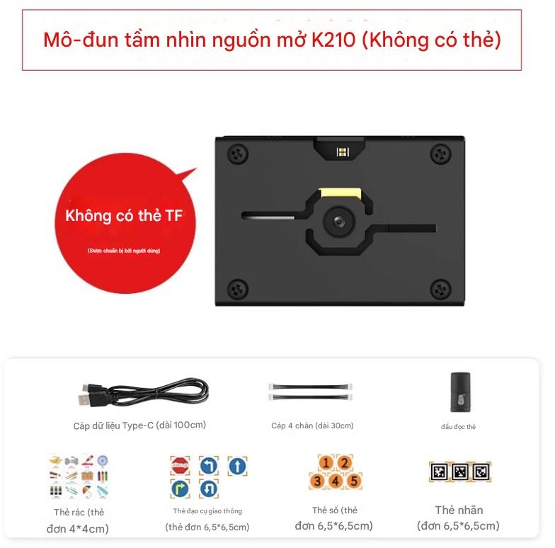 Mô-đun nhận dạng hình ảnh nguồn mở WonderMV K210, cảm biến, bo mạch phát triển Python, camera AI