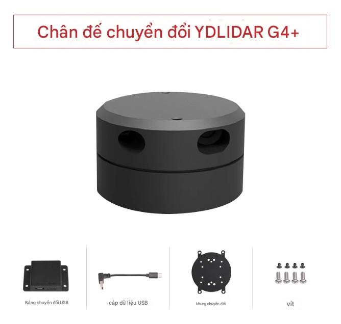 Cảm biến quét và lập bản đồ SLAM, định vị, tránh chướng ngại vật G4 LiDAR cao cấp của EAI dành cho robot ROS