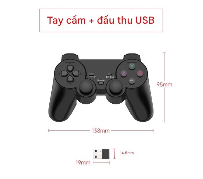 Bộ điều khiển không dây Huaner PS2 để điều khiển robot từ xa, tương thích với nhiều bộ điều khiển servo thương hiệu Huaner.