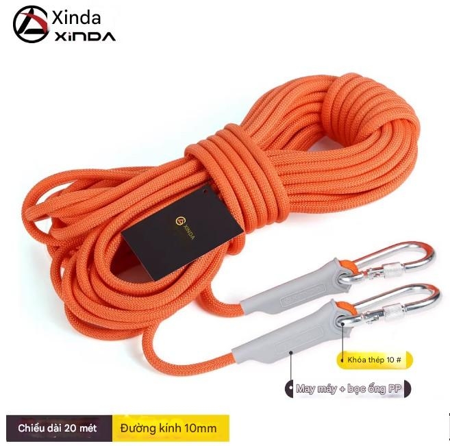 Dây leo núi ngoài trời dây phụ trợ làm việc trên cao dây an toàn gia đình dây chống mài mòn dây leo núi