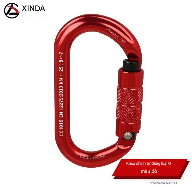 Móc khóa carabiner tự động khóa XINDA – sản phẩm chuyên dụng cho leo núi, làm việc trên cao, cứu hộ, thám hiểm và dã ngoại.