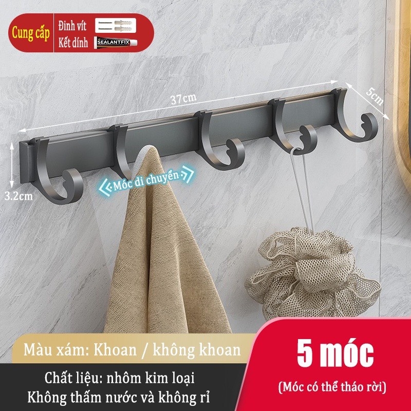 Kệ ĐAIVIETBIG gắn tường giữ khăn đa năng không cần khoan