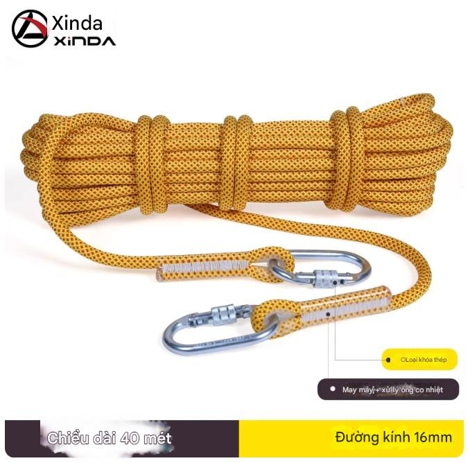 Dây an toàn chống mài mòn làm việc trên không lắp đặt điều hòa không khí dây an toàn có móc leo núi ngoài trời leo núi