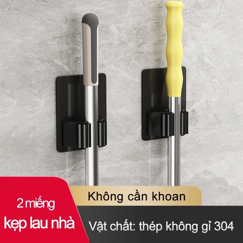 Kệ giữ đồ dùng nhà bếp dán tường không cần khoan lỗ dễ dàng đa năng tiện lợi