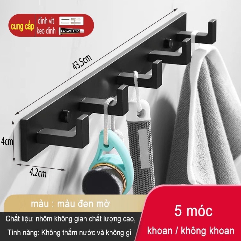 Móc treo đồ ĐAIVIETBIG gắn tường nhiều cách dùng tiện lợi cho nhà bếp/ nhà tắm/ nhà vệ sinh