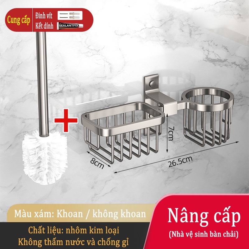 Kệ ĐAIVIETBIG gắn tường giữ khăn đa năng không cần khoan